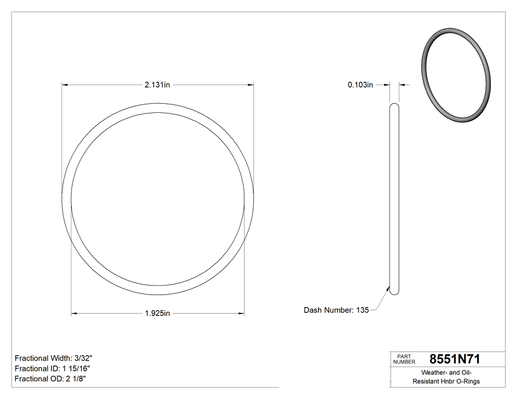 Technical drawing - 8551N71